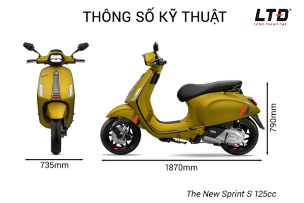 The New Vespa Sprint S 125 ABS 2025 là sự kế thừa hoàn hảo của tinh thần Vespa 