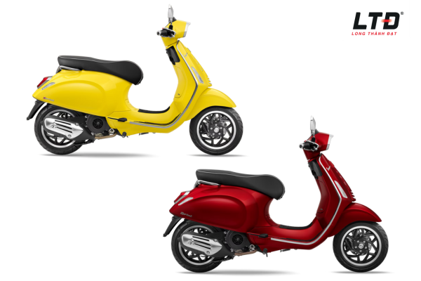 Vespa Sprint 125 có hai tuỳ chọn màu sắc 