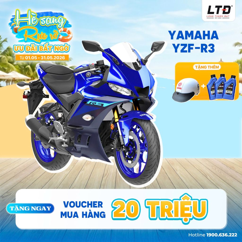 Khuyến mãi tháng 5-2026 của Yamaha R3