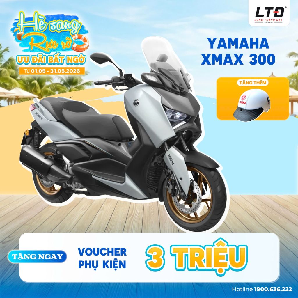 Khuyến mãi tháng 5-2026 của Yamaha Xmax 300