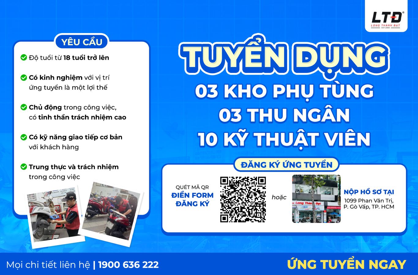 Thông báo Tuyển dụng Tháng 3/2026
