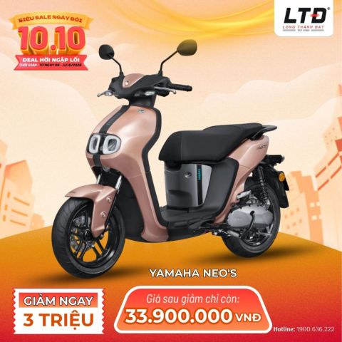 Yamaha Neo's giá sau giảm chỉ còn 33.900.000 VNĐ