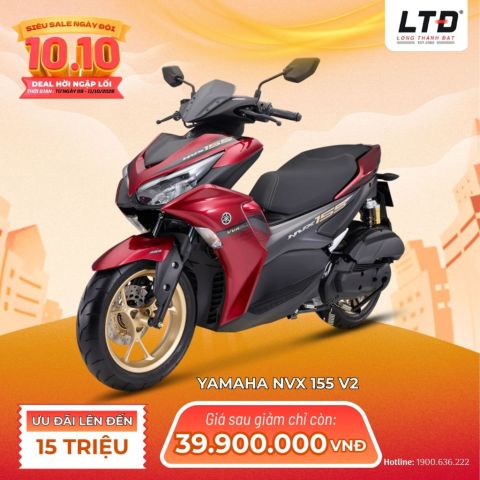Yamaha NVX 155 V2 giá sau giảm chỉ còn 39.900.000 VNĐ
