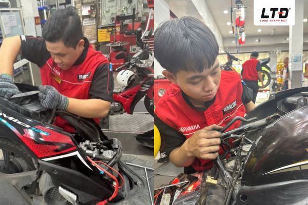 Yamaha Long Thành Đạt có đội ngũ kỹ thuật viên tay nghề cao và tận tâm