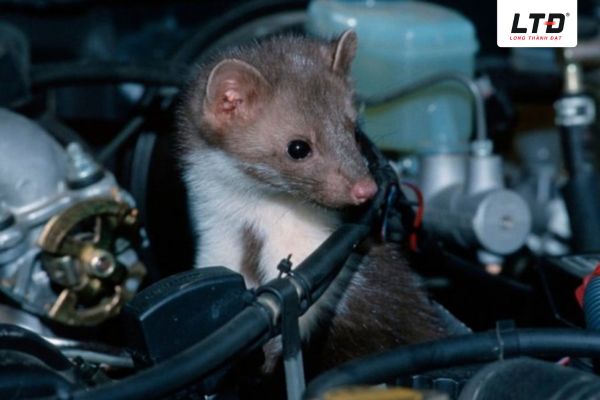 Chuột cắn dây điện xe máy 