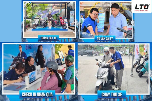 Có rất nhiều hoạt động thú vị tại sự kiện lái thử xe Yamaha Gear cuối tuần