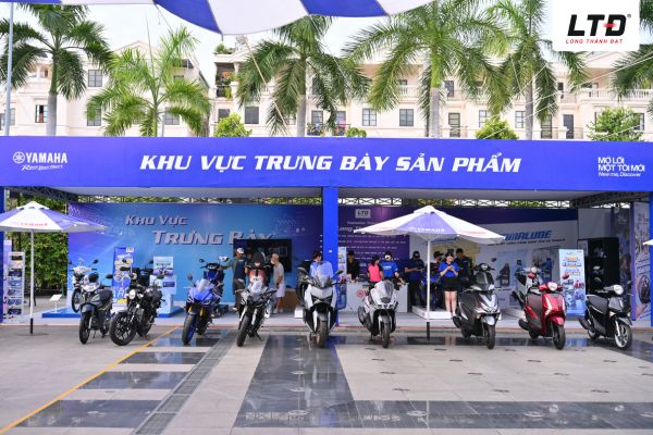 Khu vực trưng bày xe yamaha