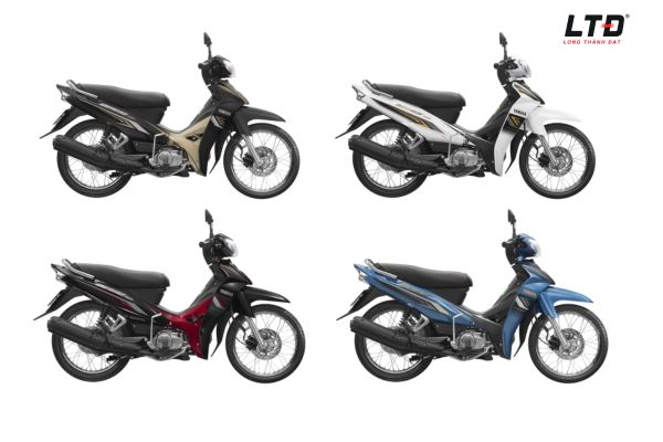 Sirius phiên bản phanh đĩa mang 4 sắc thái khác nhau 