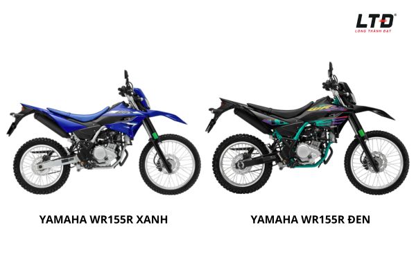 Yamaha WR155R mang đến hai lựa chọn màu sắc gồm Xanh GP và Đen