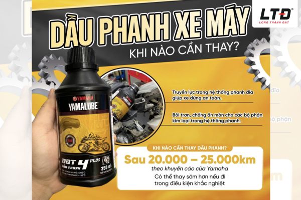 Thay dầu phanh xe máy định kỳ 