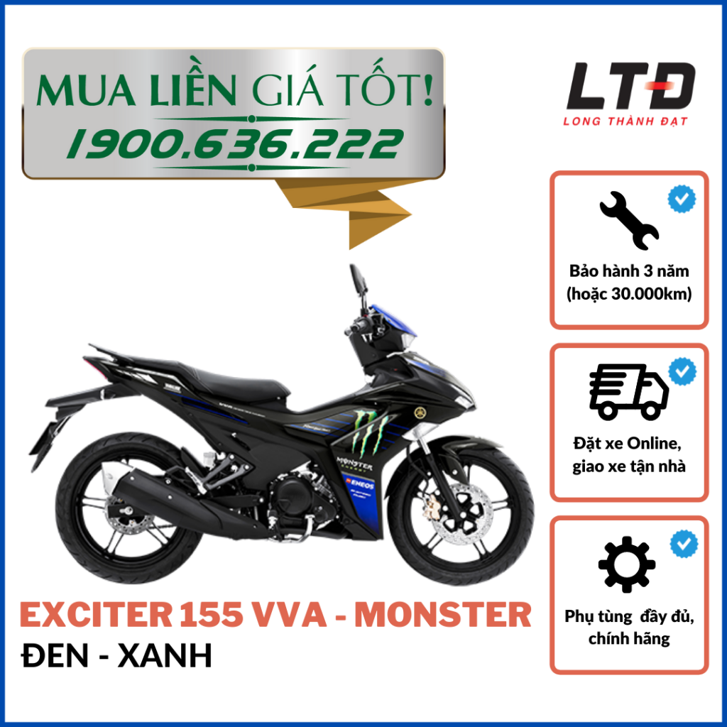 Yamaha Exciter 155 VVA đã có giá bán gồm 3 phiên bản lựa chọn  Motosaigon